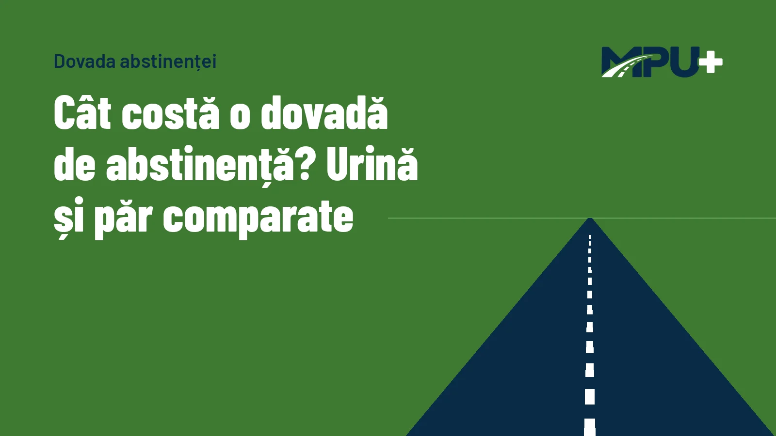 Titelbild: Cât costă o dovadă de abstinență? Urină și păr comparate