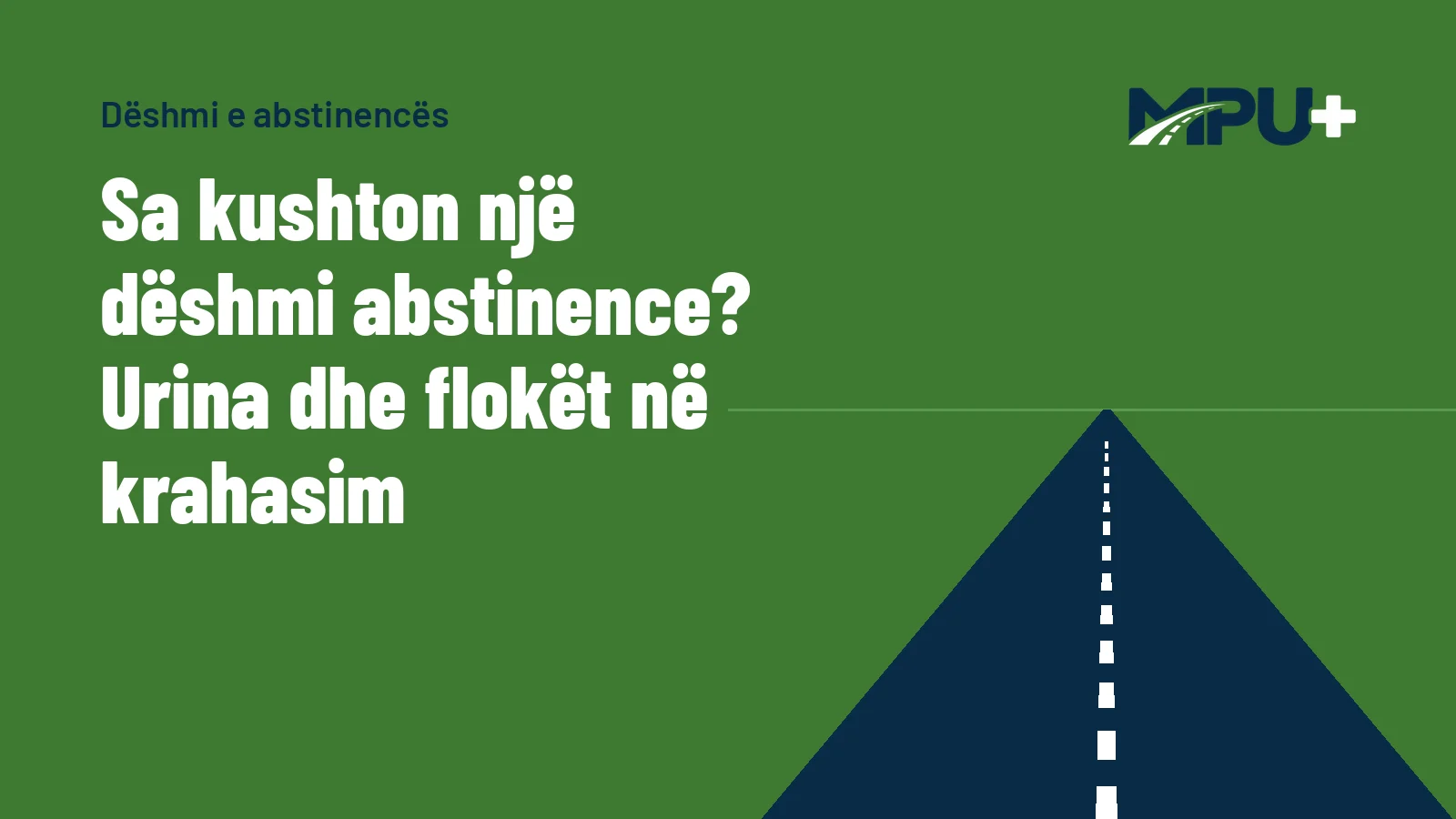 Titelbild: Sa kushton një dëshmi abstinence? Urina dhe flokët në krahasim