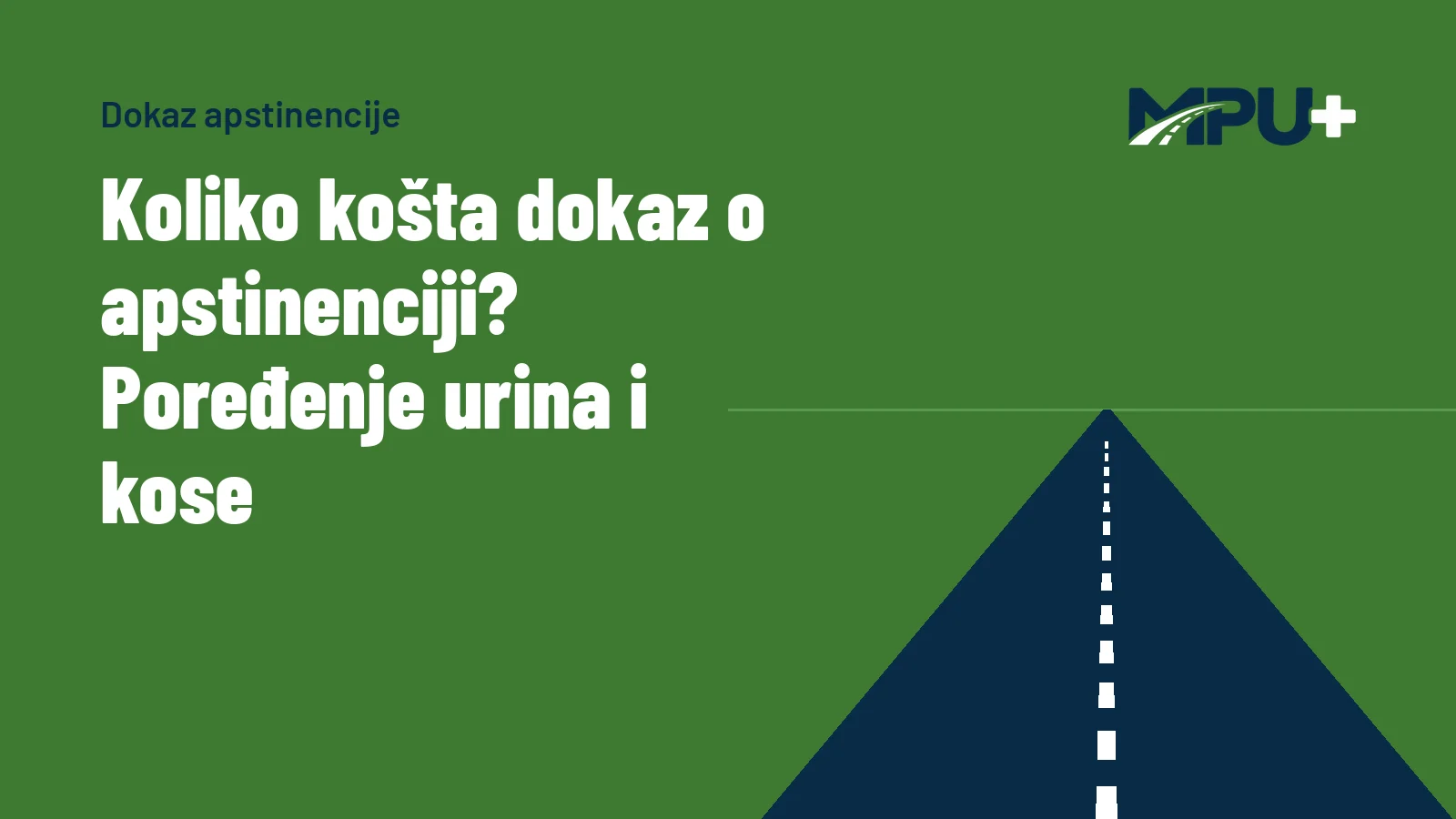 Titelbild: Koliko košta dokaz o apstinenciji? Poređenje urina i kose