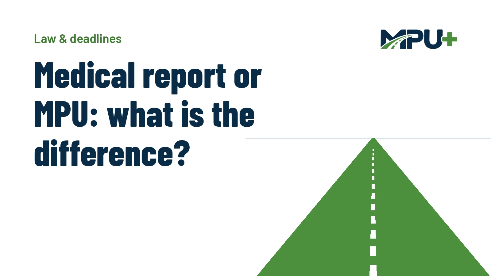 Titelbild: Medical report or MPU: what is the difference?