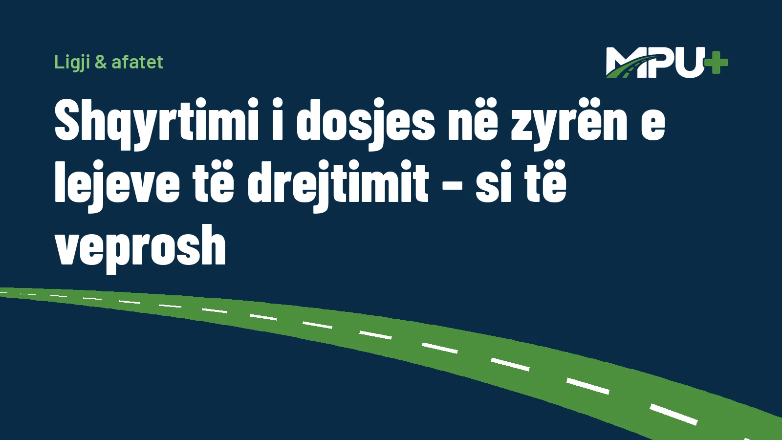 Titelbild: Shqyrtimi i dosjes në zyrën e lejeve të drejtimit – si të veprosh