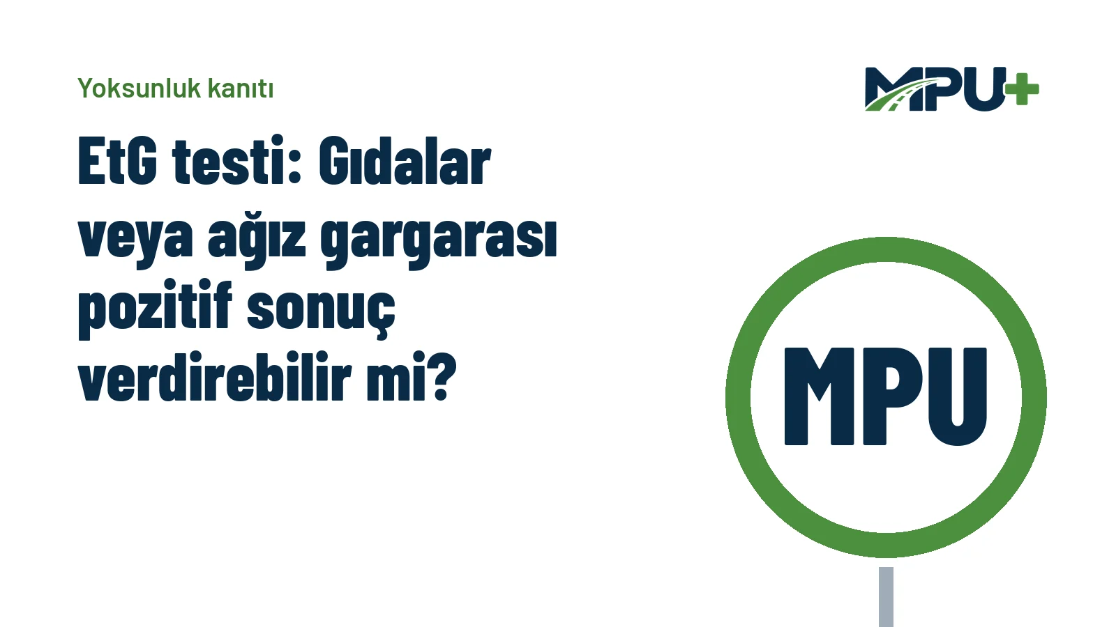 Titelbild: EtG testi: Gıdalar veya ağız gargarası pozitif sonuç verdirebilir mi?