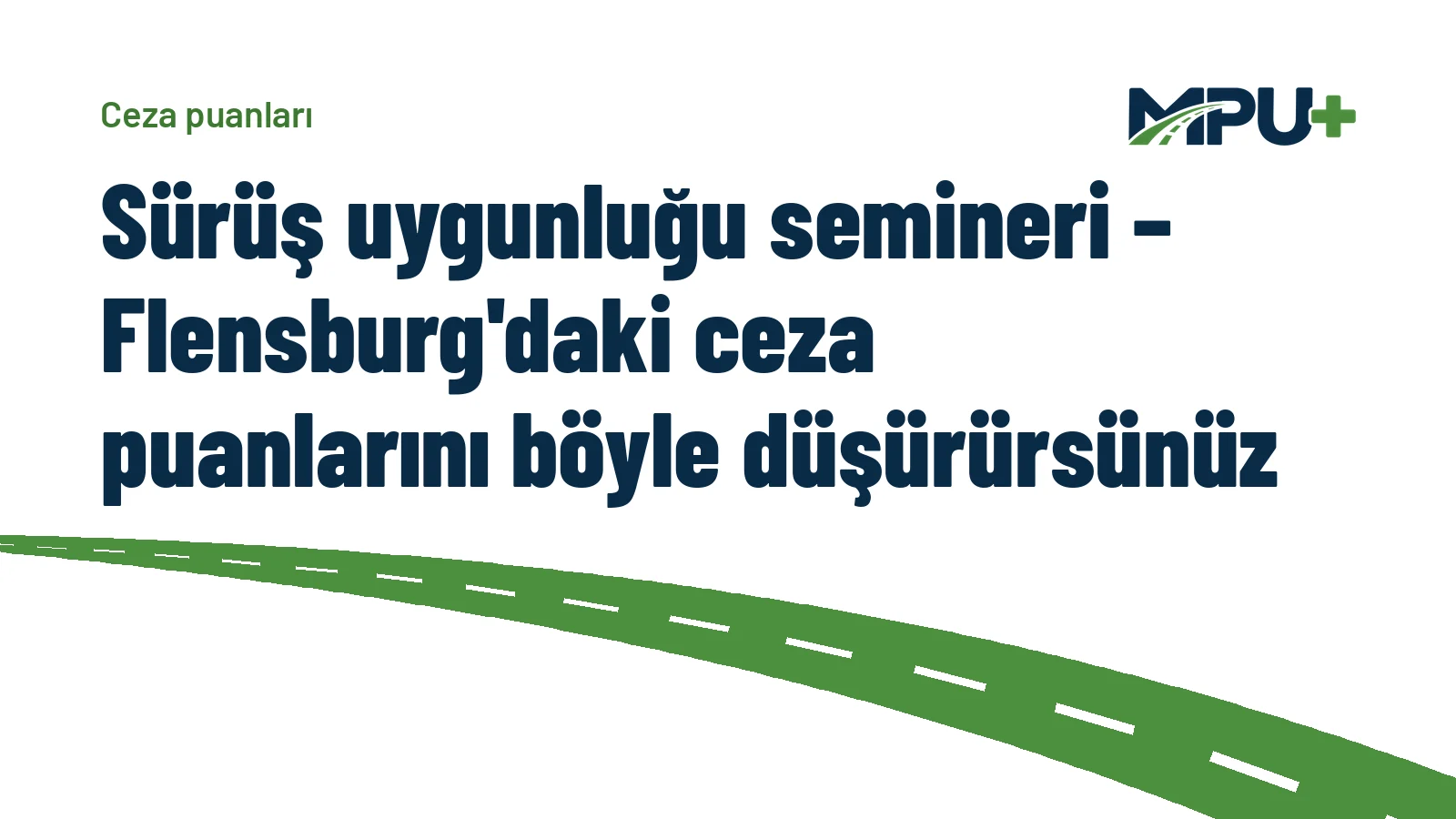 Titelbild: Sürüş uygunluğu semineri – Flensburg'daki ceza puanlarını böyle düşürürsünüz