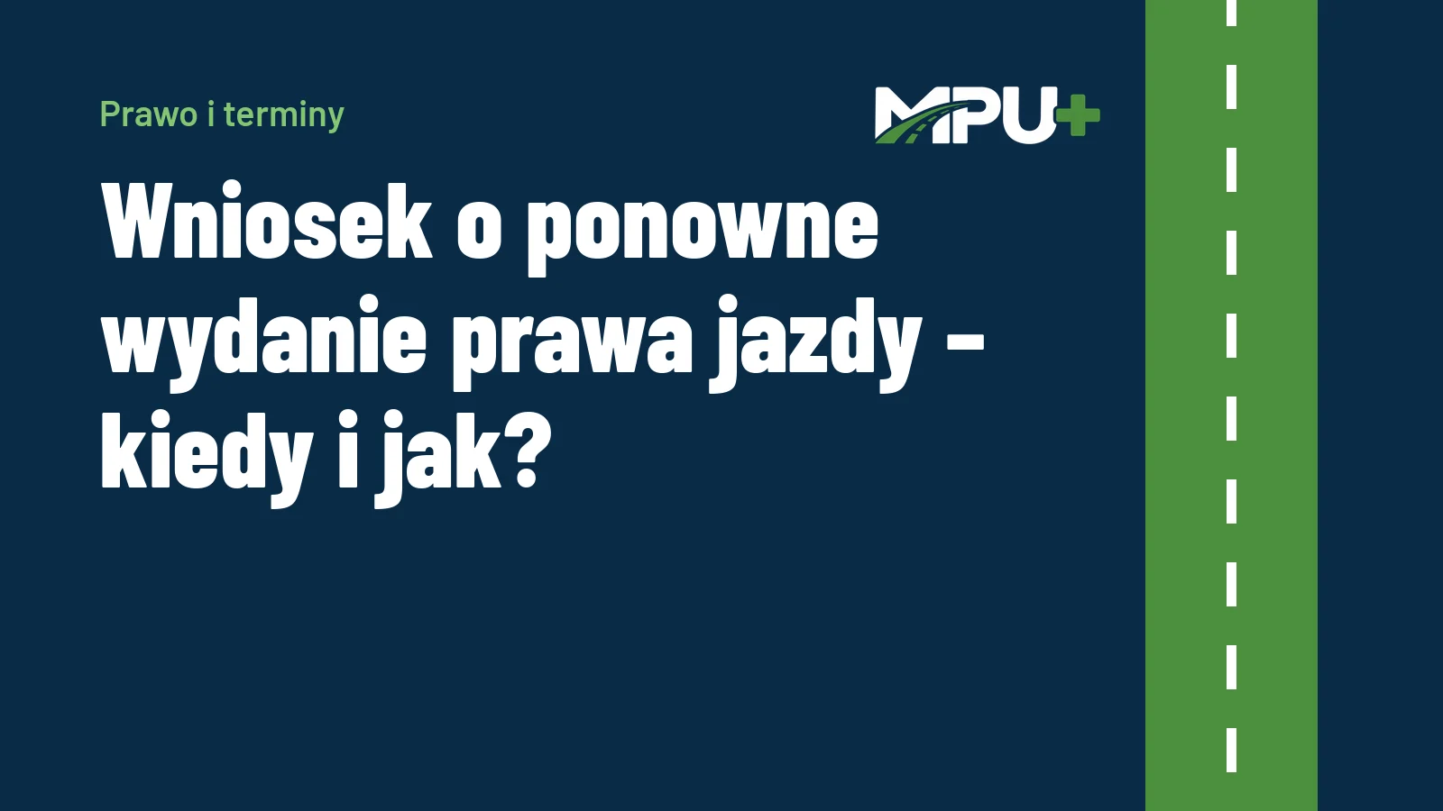 Titelbild: Wniosek o ponowne wydanie prawa jazdy – kiedy i jak?