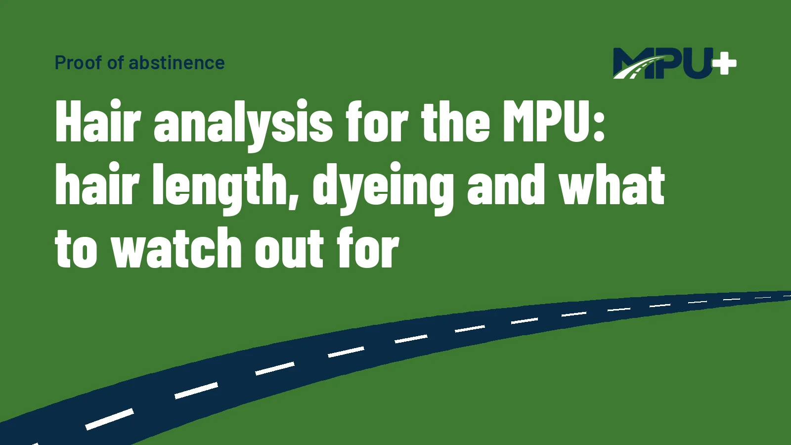 Titelbild: Hair analysis for the MPU: hair length, dyeing and what to watch out for