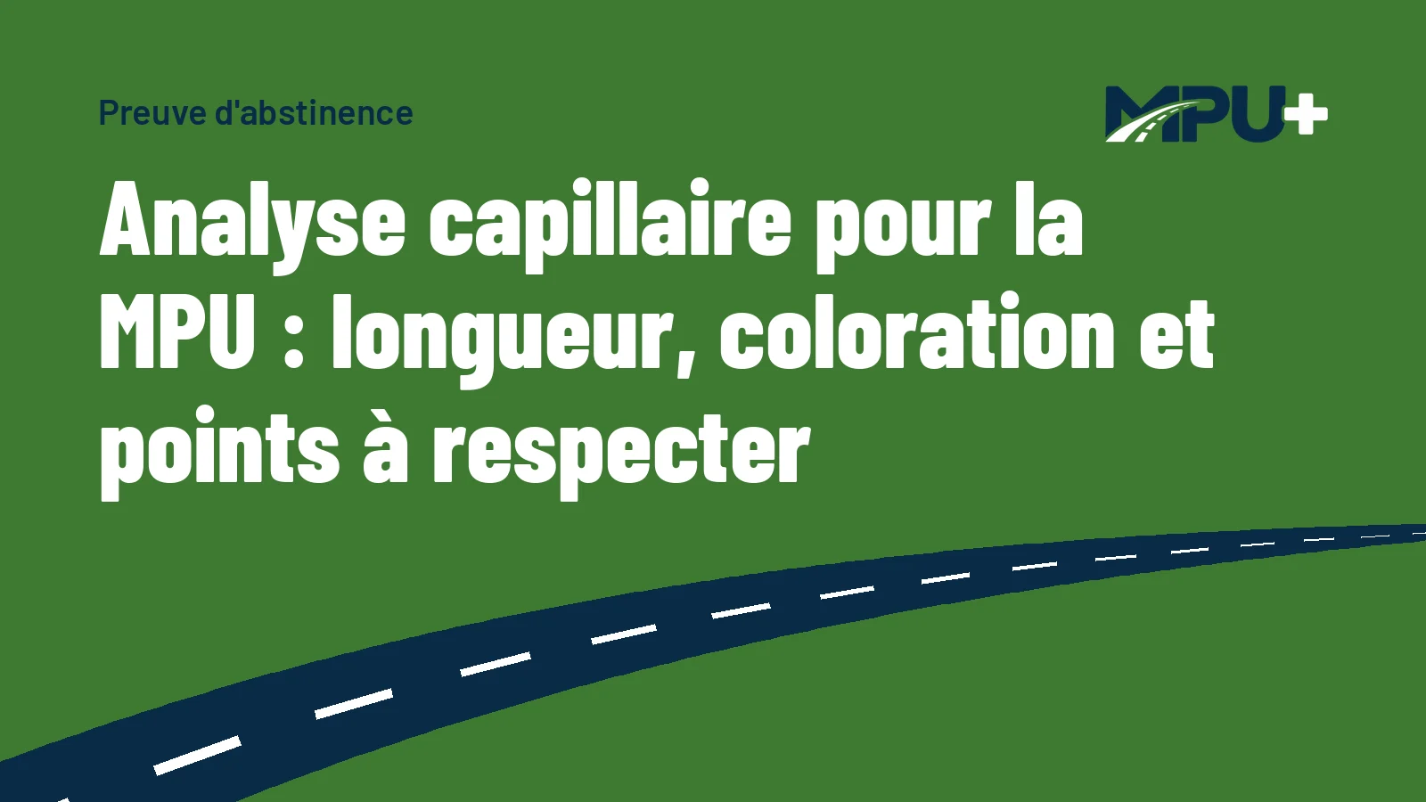 Titelbild: Analyse capillaire pour la MPU : longueur, coloration et points à respecter