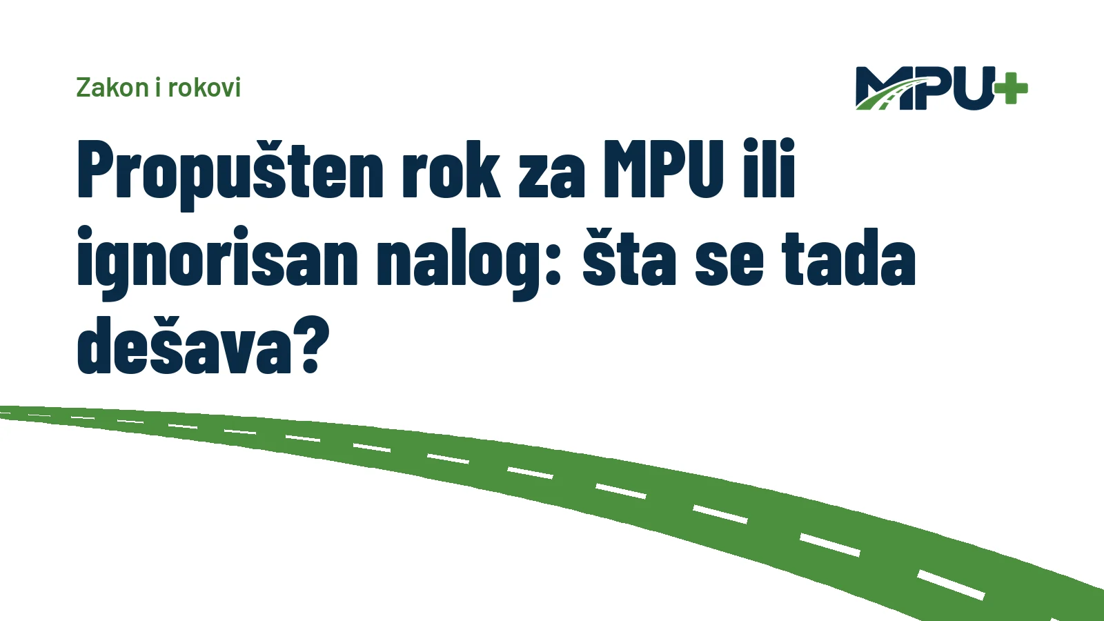 Titelbild: Propušten rok za MPU ili ignorisan nalog: šta se tada dešava?