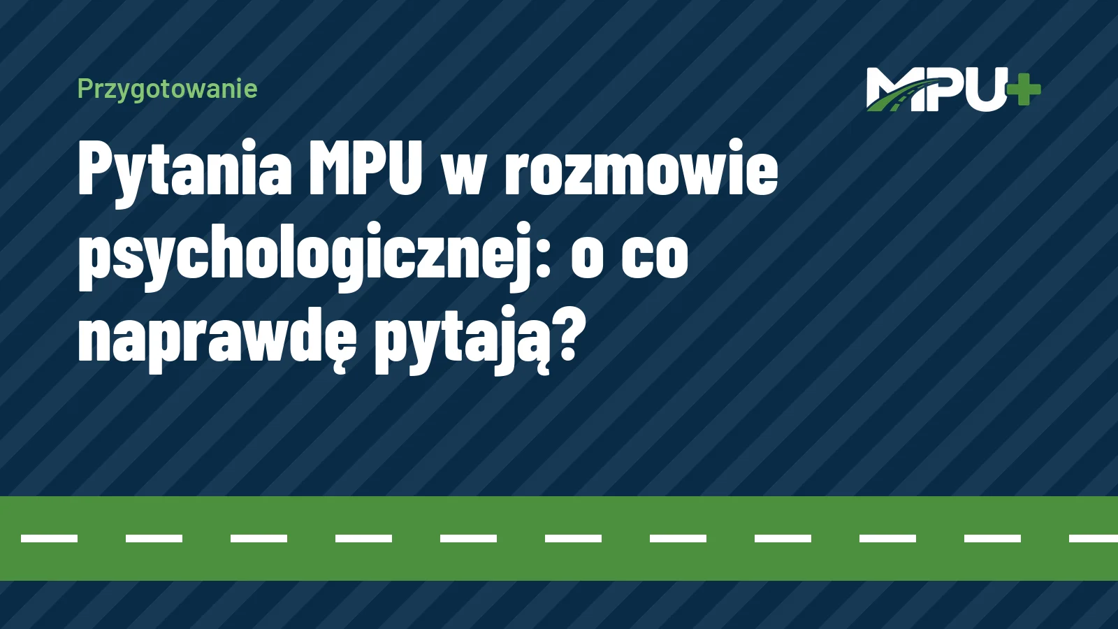 Titelbild: Pytania MPU w rozmowie psychologicznej: o co naprawdę pytają?
