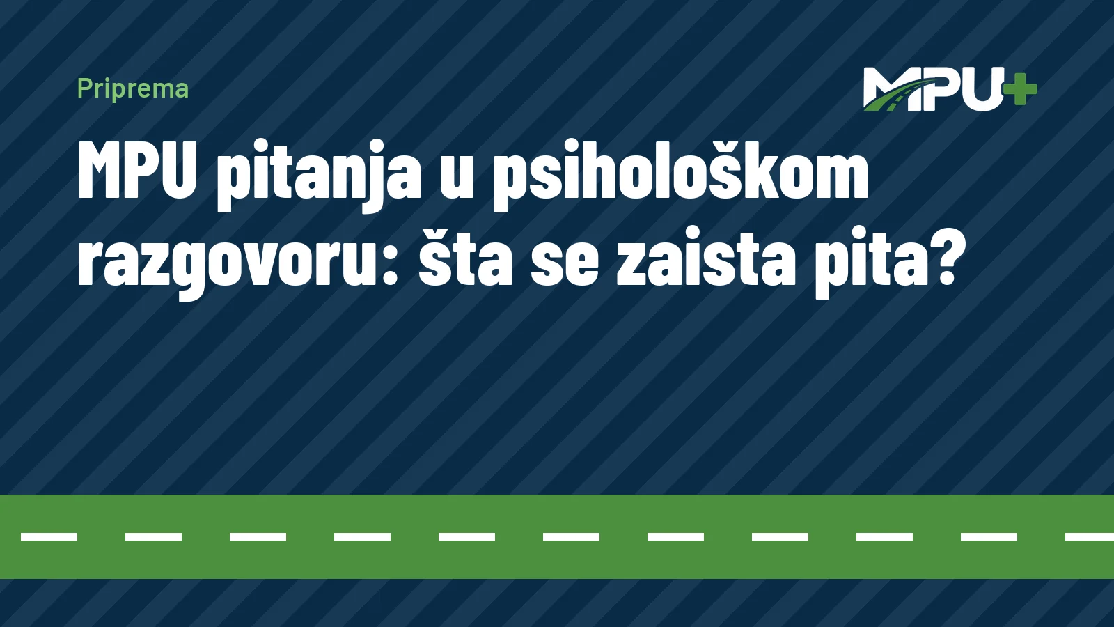 Titelbild: MPU pitanja u psihološkom razgovoru: šta se zaista pita?