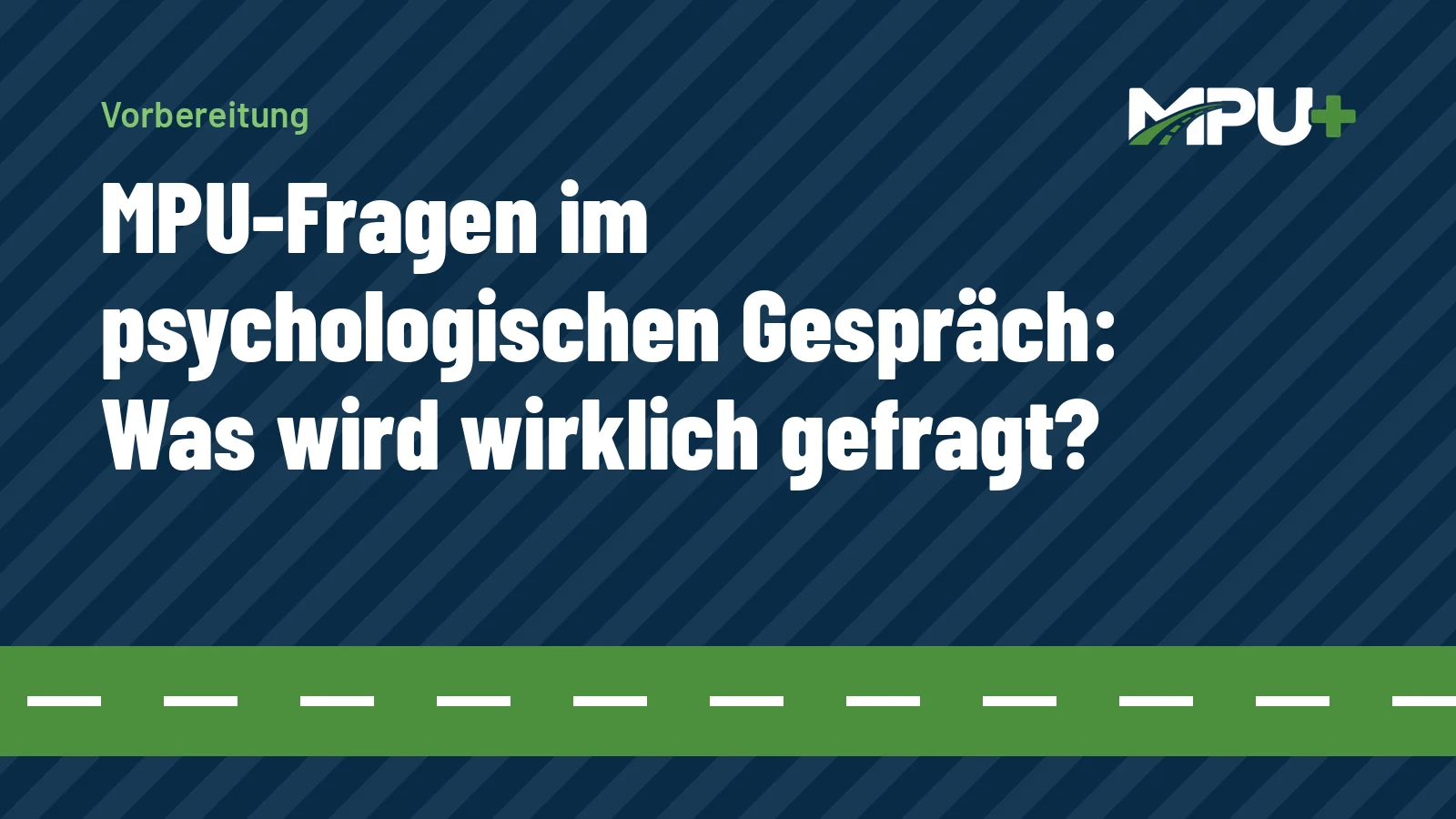 Titelbild: MPU-Fragen im psychologischen Gespräch: Was wird wirklich gefragt?