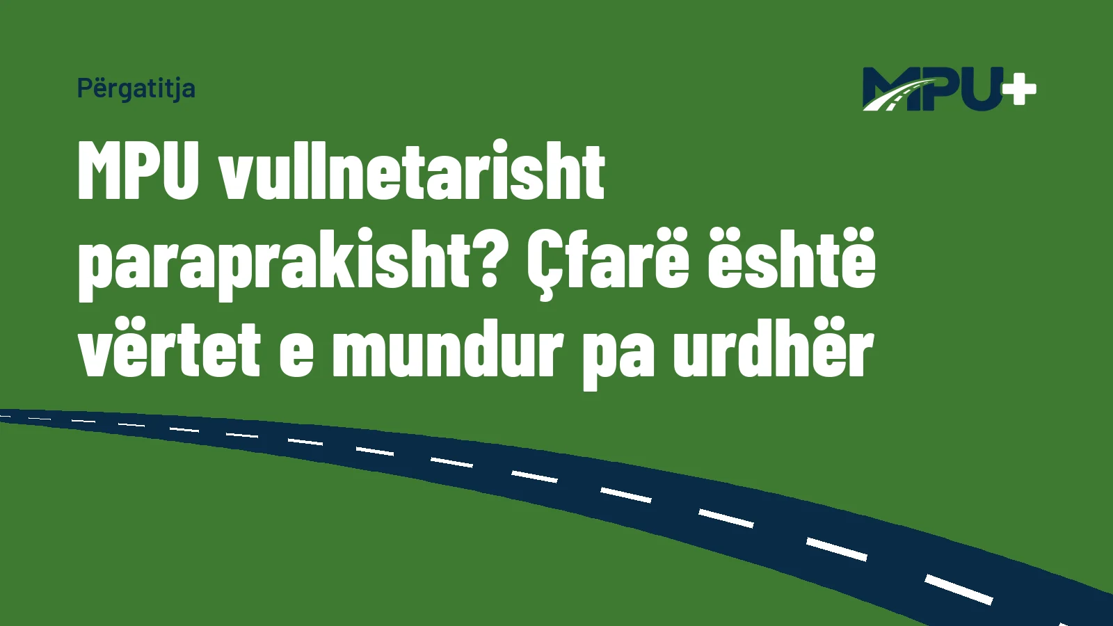 Titelbild: MPU vullnetarisht paraprakisht? Çfarë është vërtet e mundur pa urdhër
