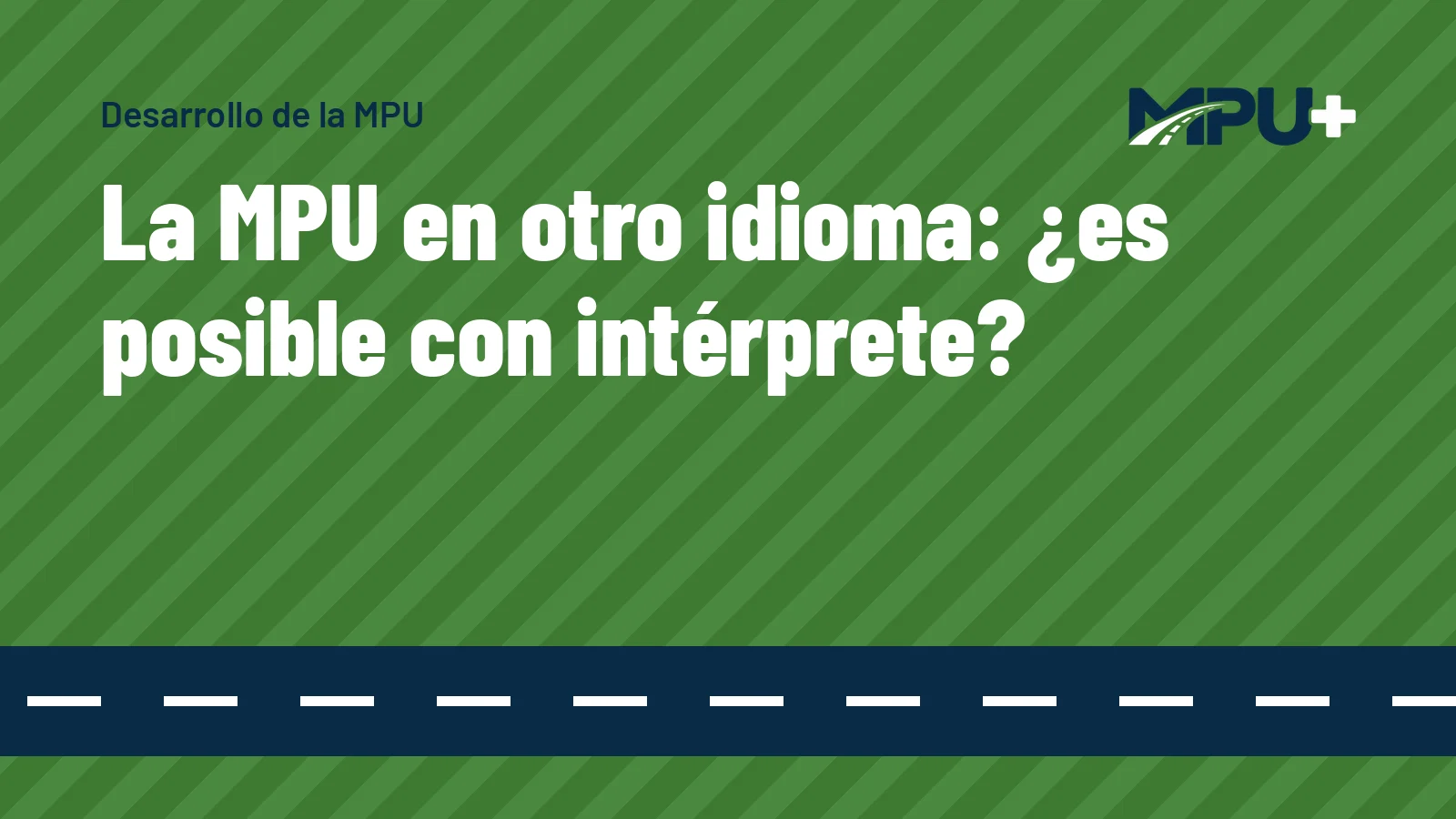 Titelbild: La MPU en otro idioma: ¿es posible con intérprete?