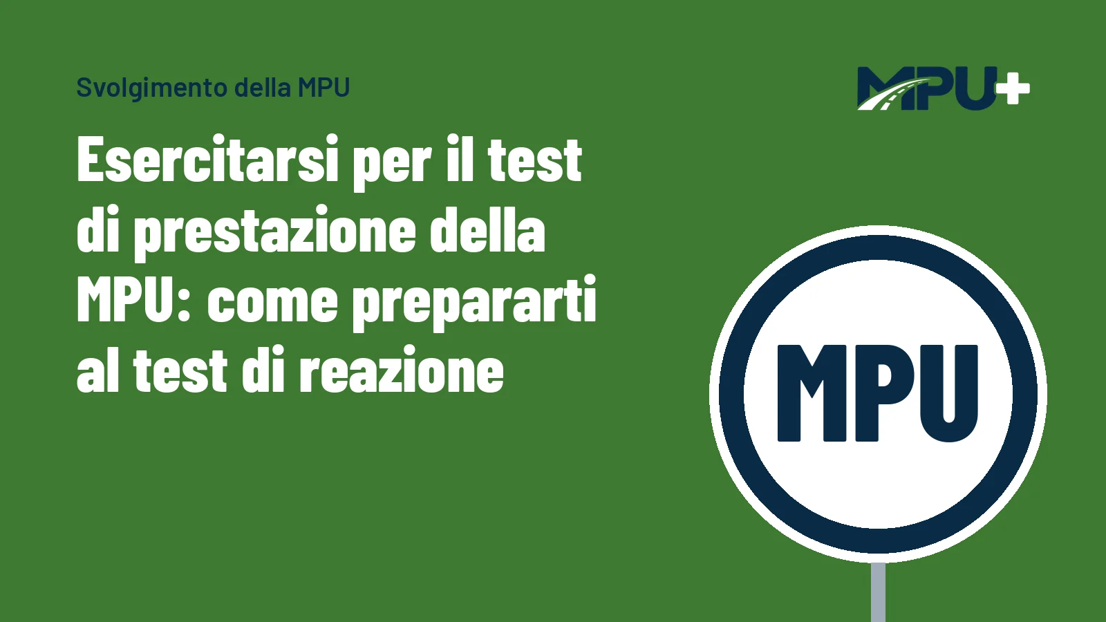 Titelbild: Esercitarsi per il test di prestazione della MPU: come prepararti al test di reazione