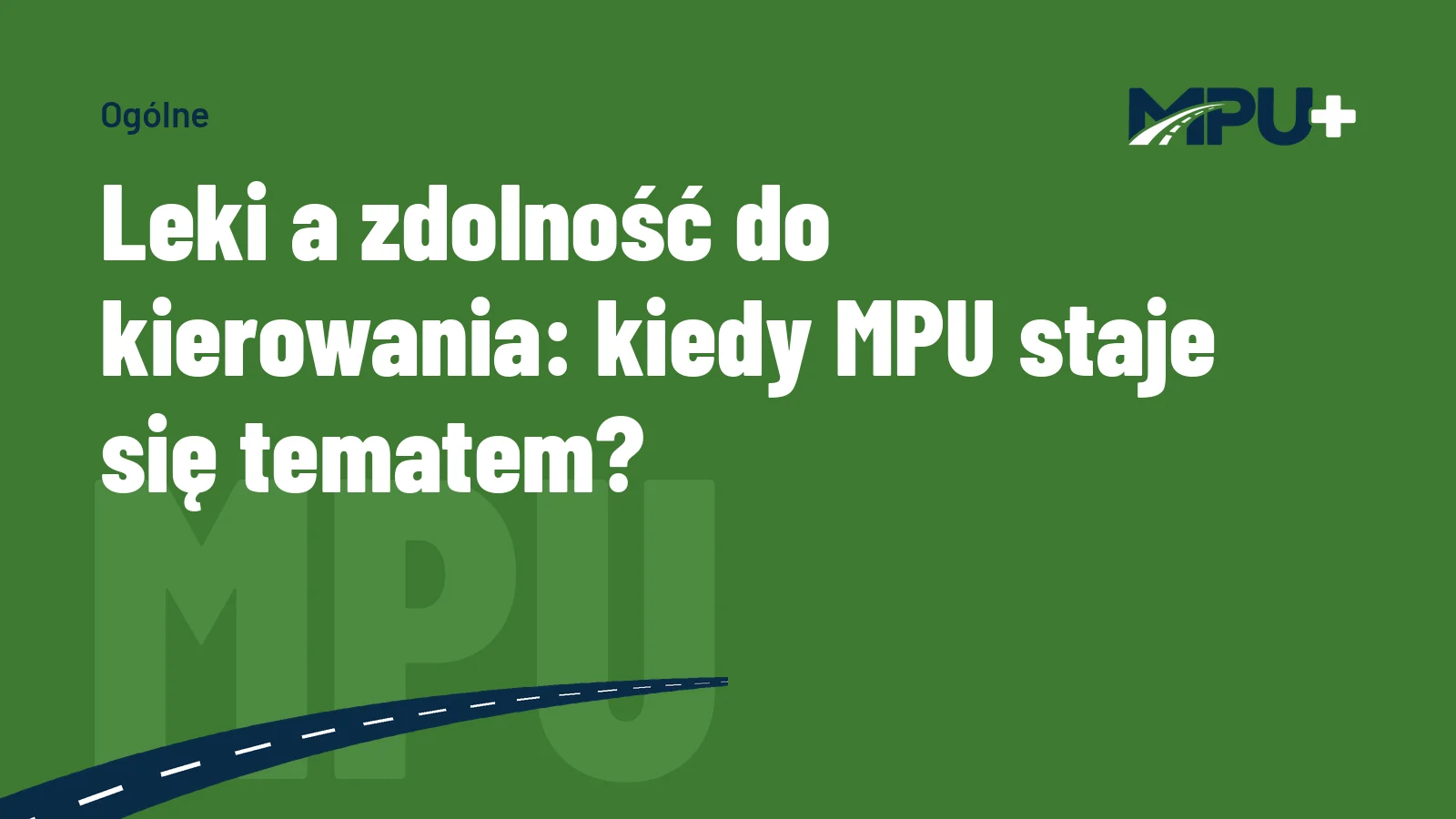 Titelbild: Leki a zdolność do kierowania: kiedy MPU staje się tematem?