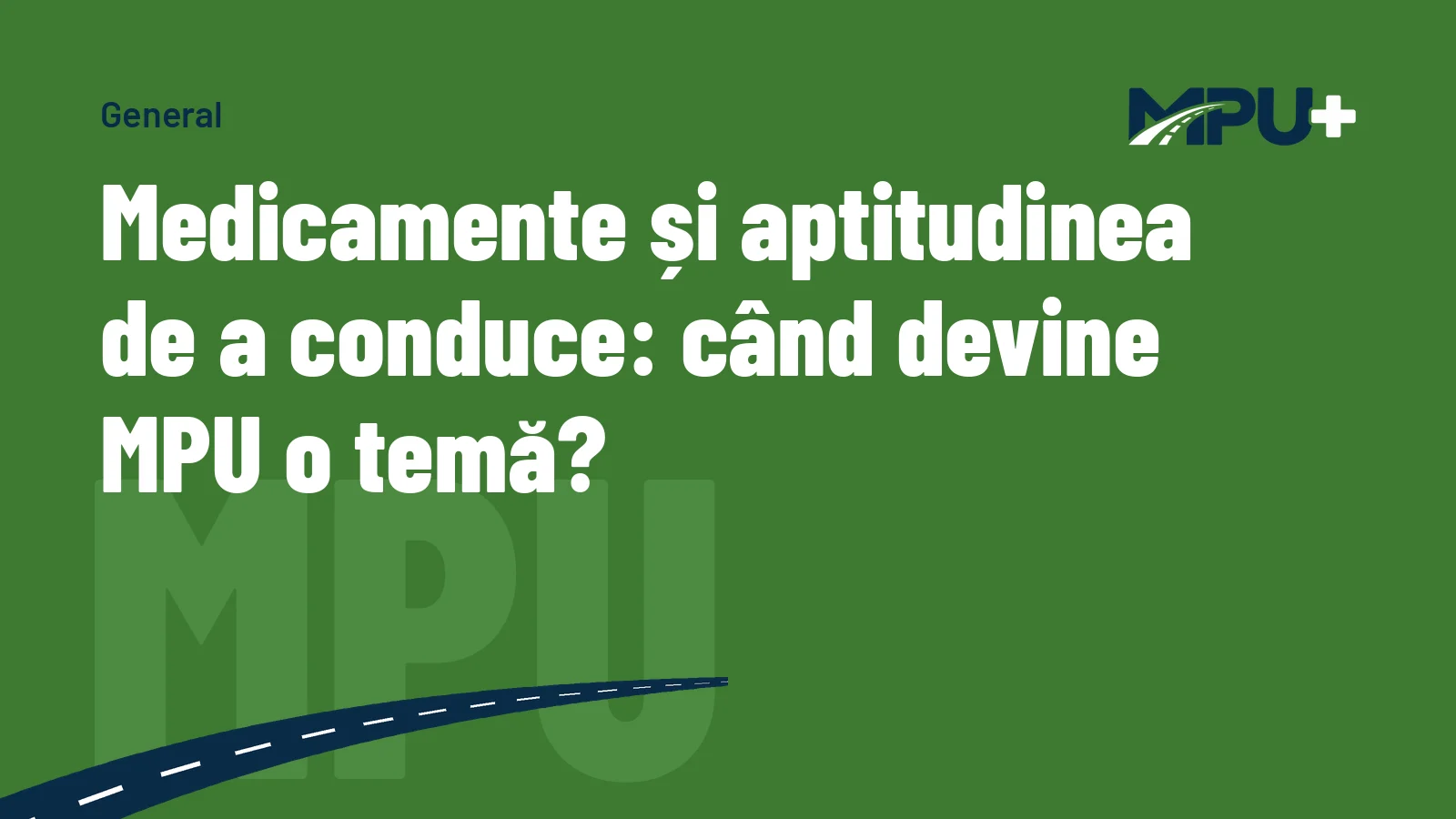 Titelbild: Medicamente și aptitudinea de a conduce: când devine MPU o temă?
