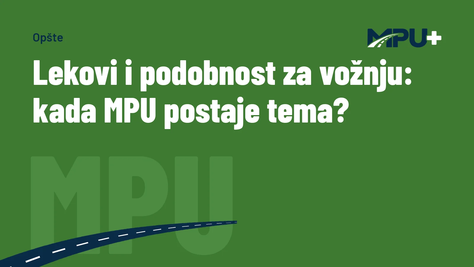 Titelbild: Lekovi i podobnost za vožnju: kada MPU postaje tema?