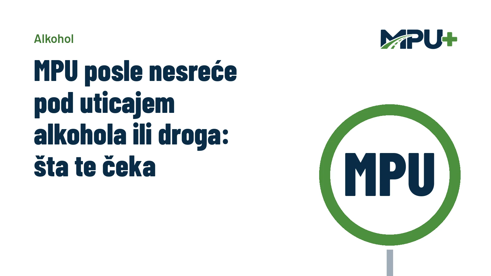 Titelbild: MPU posle nesreće pod uticajem alkohola ili droga: šta te čeka