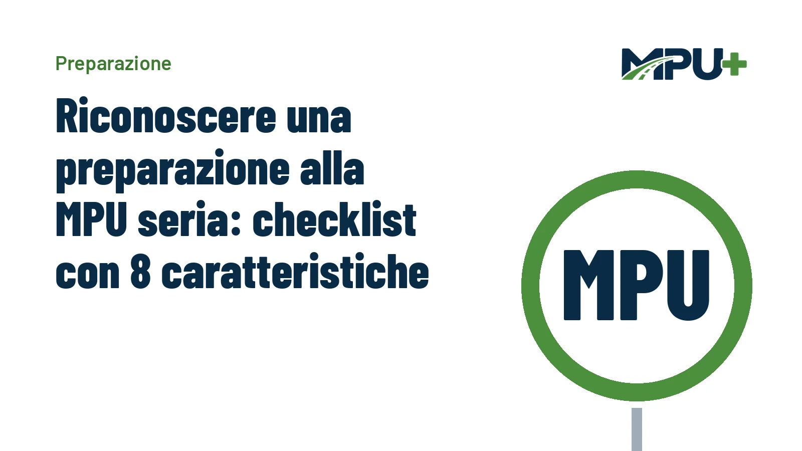 Titelbild: Riconoscere una preparazione alla MPU seria: checklist con 8 caratteristiche