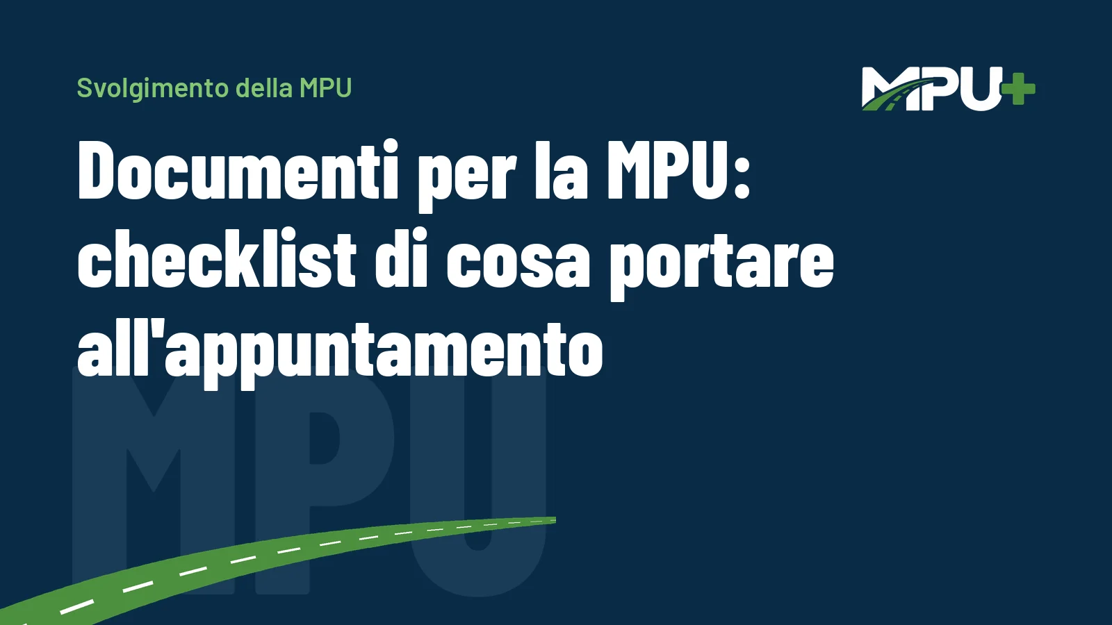 Titelbild: Documenti per la MPU: checklist di cosa portare all'appuntamento
