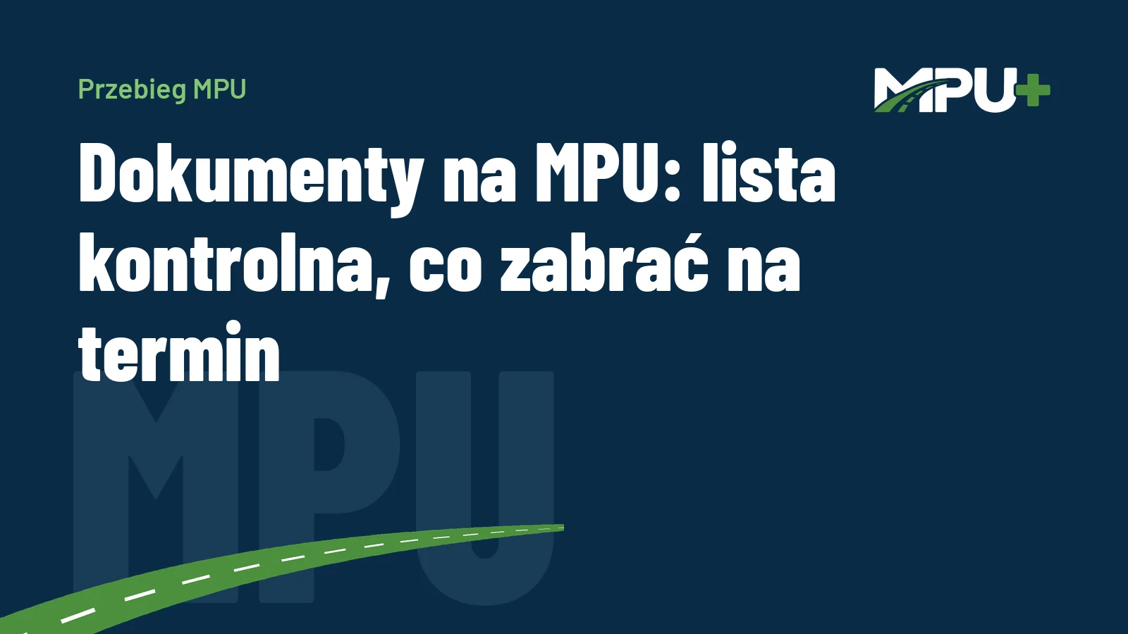 Titelbild: Dokumenty na MPU: lista kontrolna, co zabrać na termin
