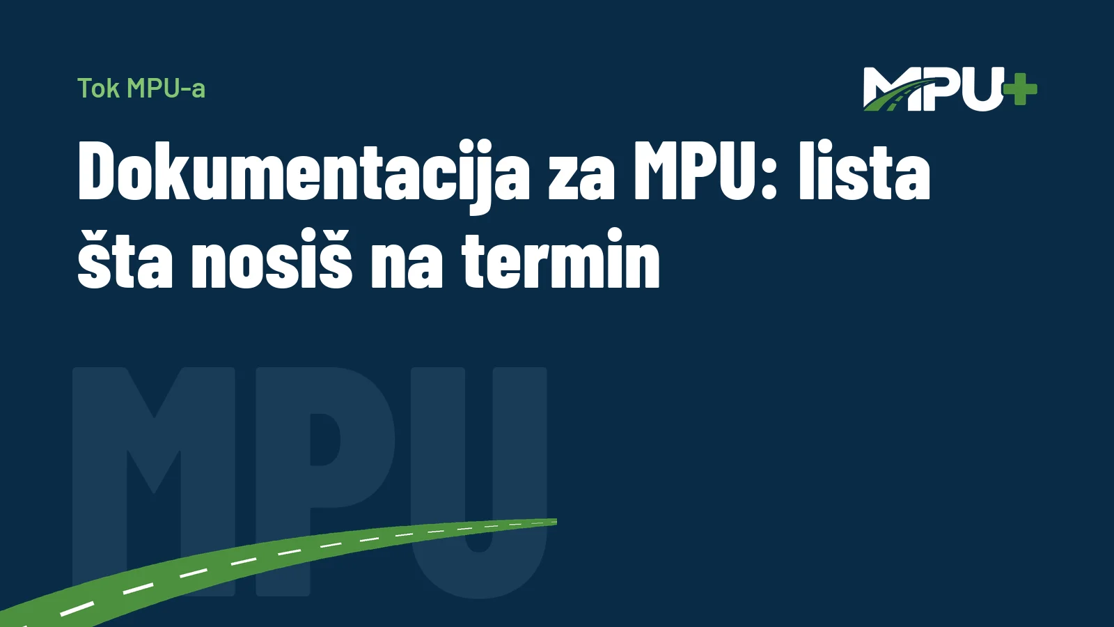 Titelbild: Dokumentacija za MPU: lista šta nosiš na termin