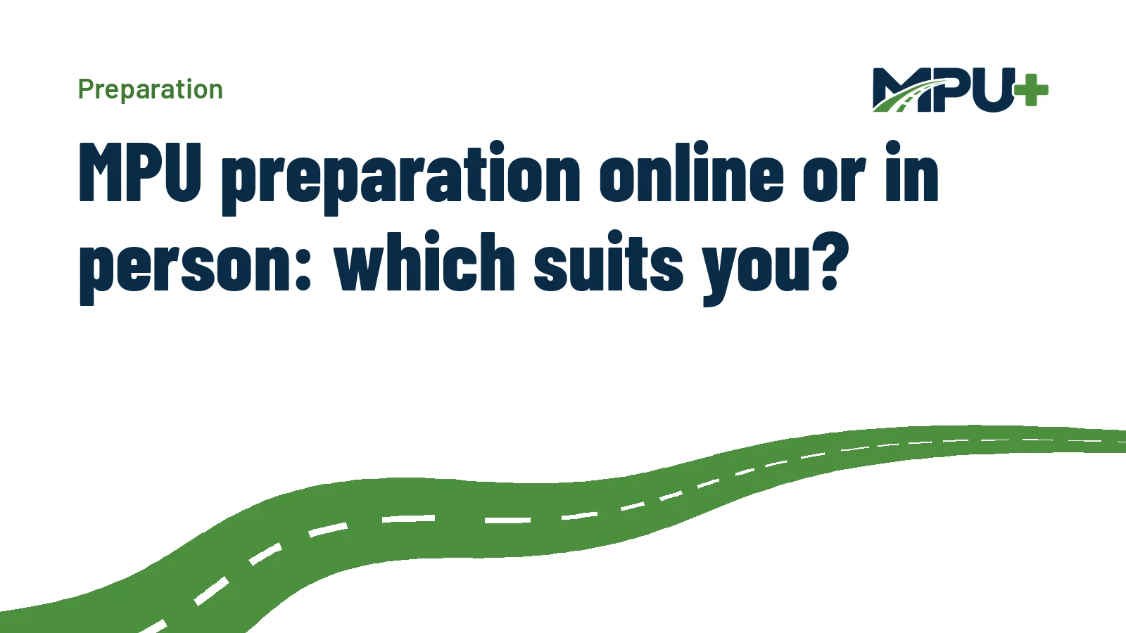 Titelbild: MPU preparation online or in person: which suits you?