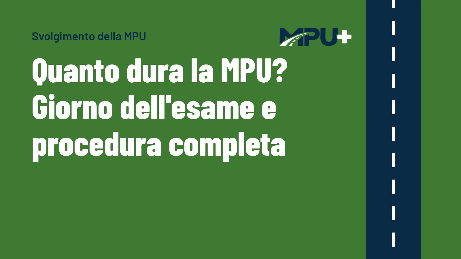 Titelbild: Quanto dura la MPU? Giorno dell'esame e procedura completa