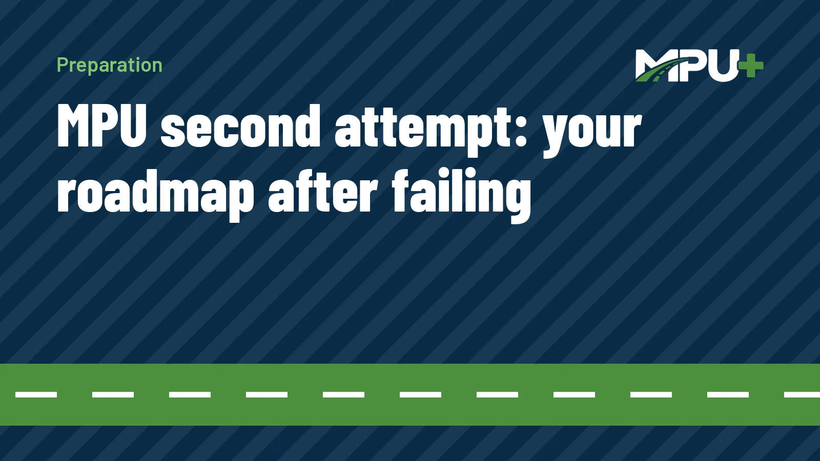 Titelbild: MPU second attempt: your roadmap after failing