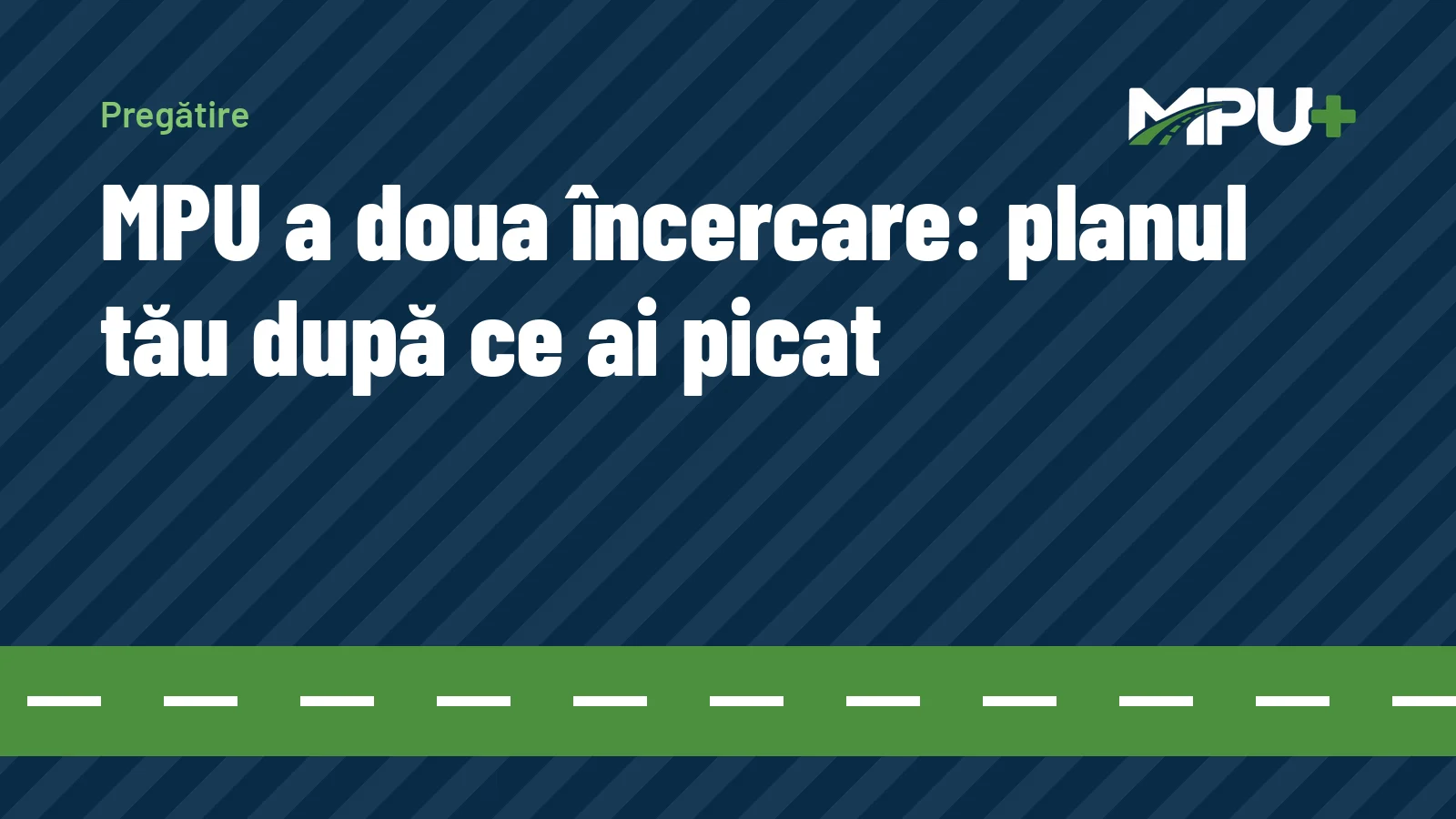 Titelbild: MPU a doua încercare: planul tău după ce ai picat