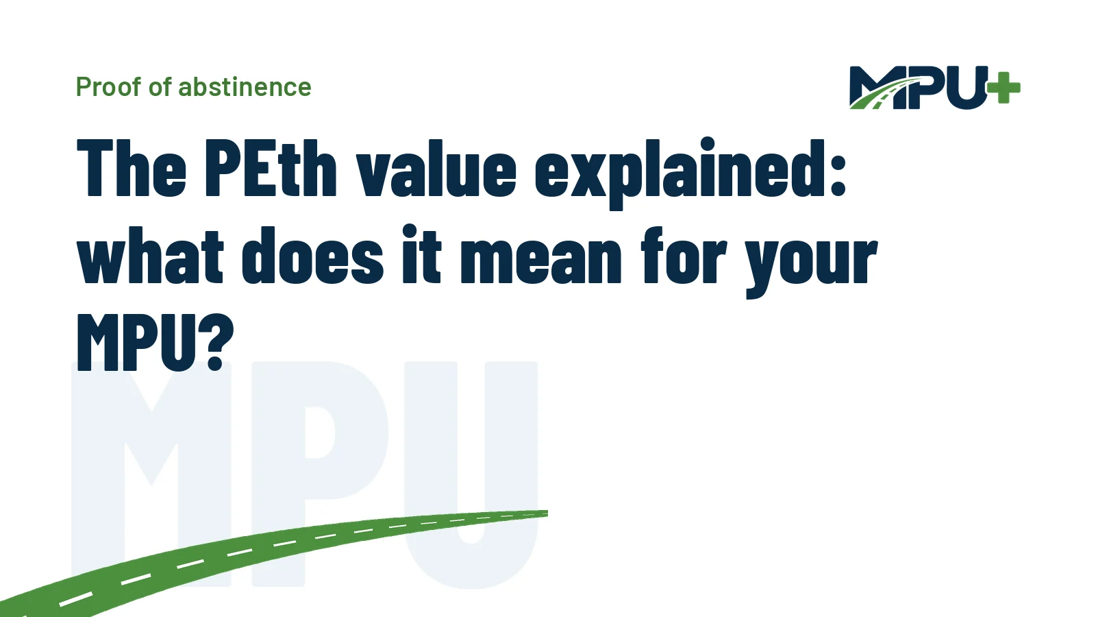 Titelbild: The PEth value explained: what does it mean for your MPU?