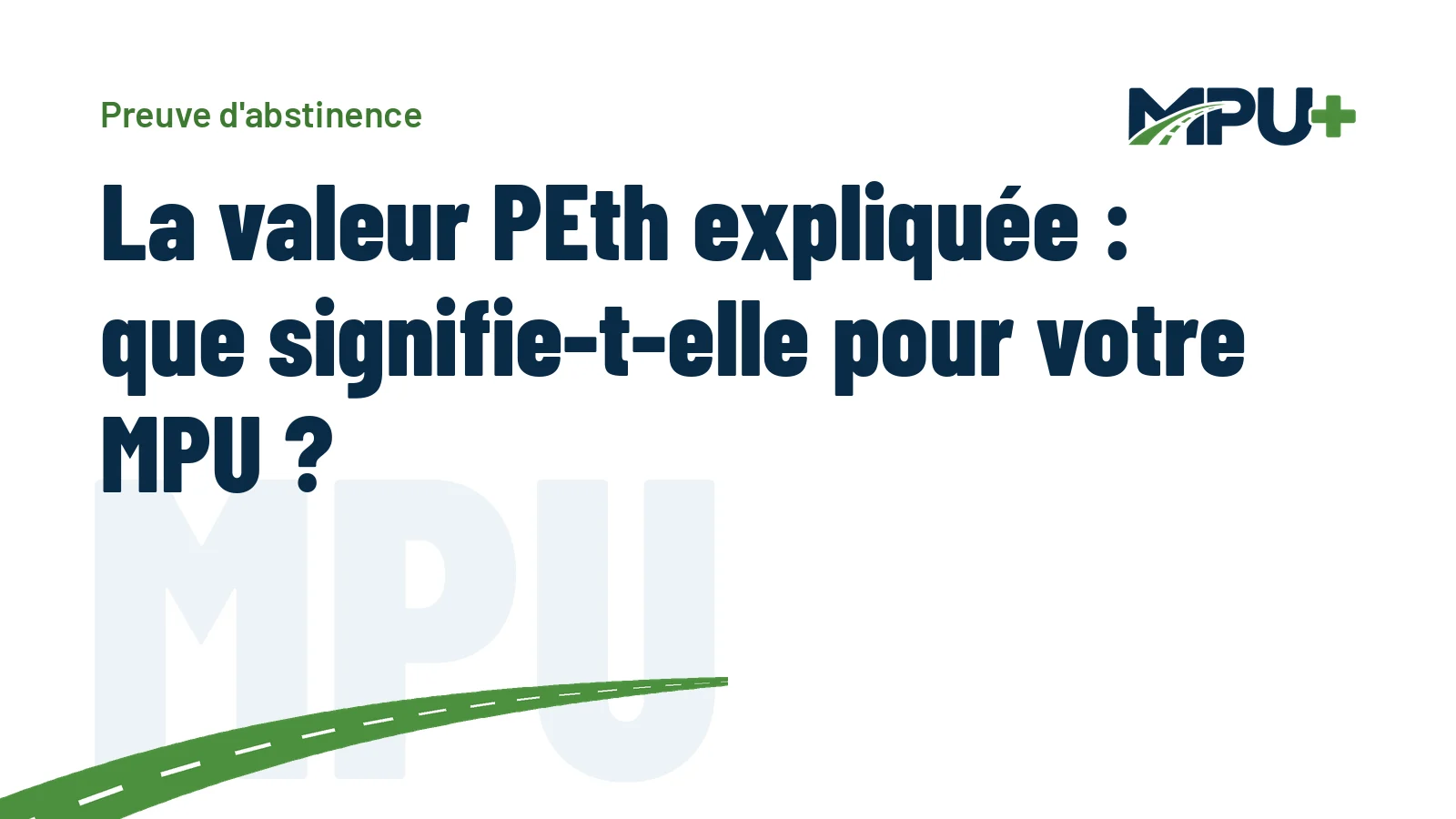 Titelbild: La valeur PEth expliquée : que signifie-t-elle pour votre MPU ?