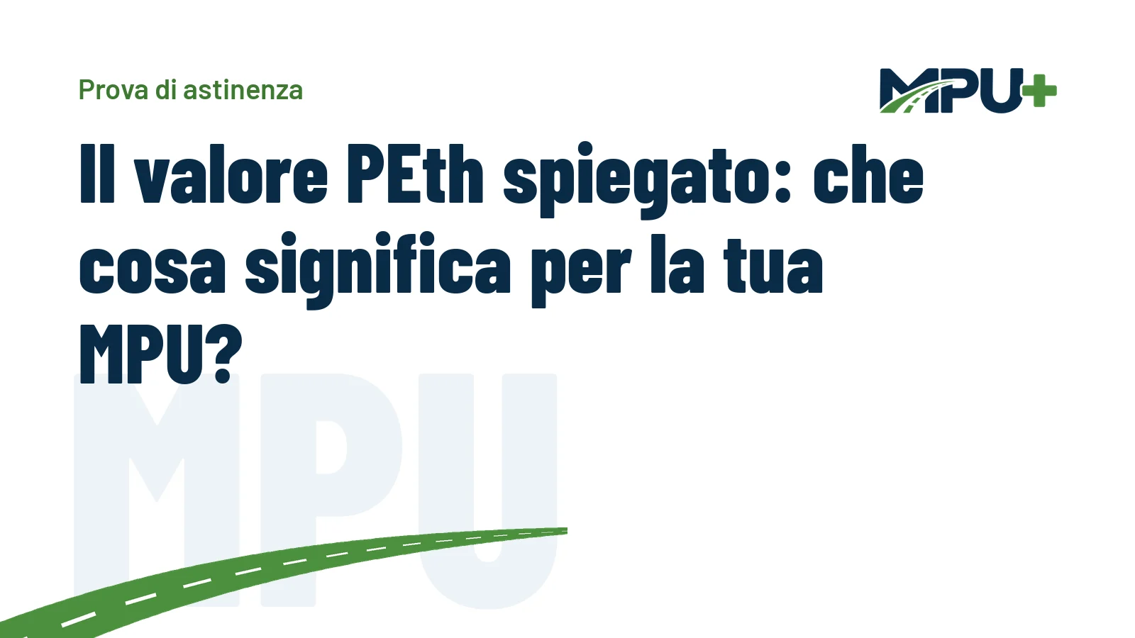 Titelbild: Il valore PEth spiegato: che cosa significa per la tua MPU?