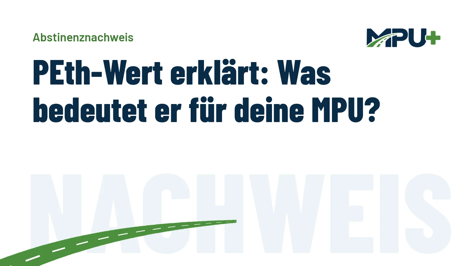 Titelbild: PEth-Wert erklärt: Was bedeutet er für deine MPU?