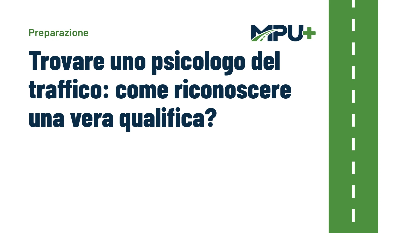 Titelbild: Trovare uno psicologo del traffico: come riconoscere una vera qualifica?