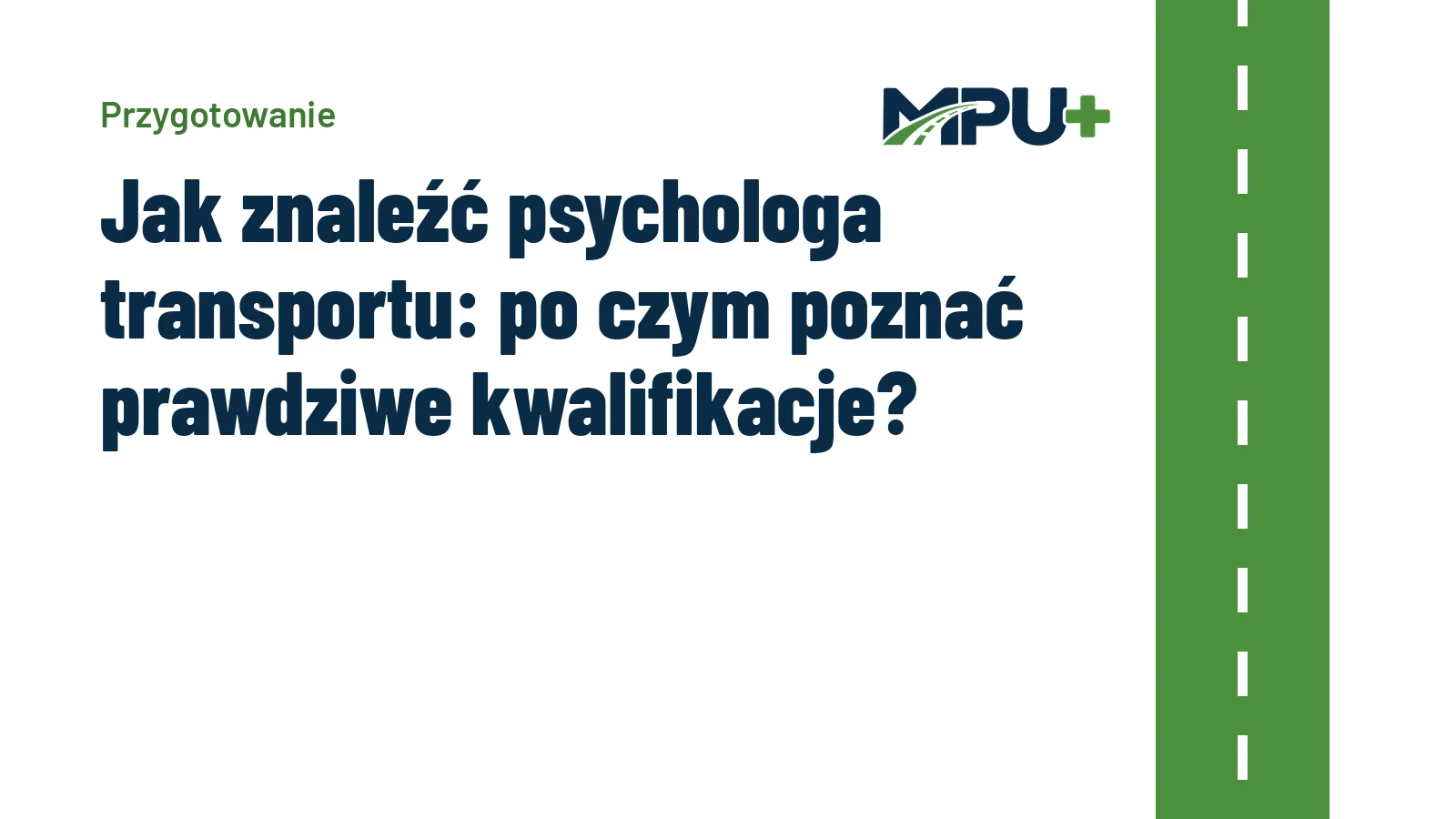 Titelbild: Jak znaleźć psychologa transportu: po czym poznać prawdziwe kwalifikacje?