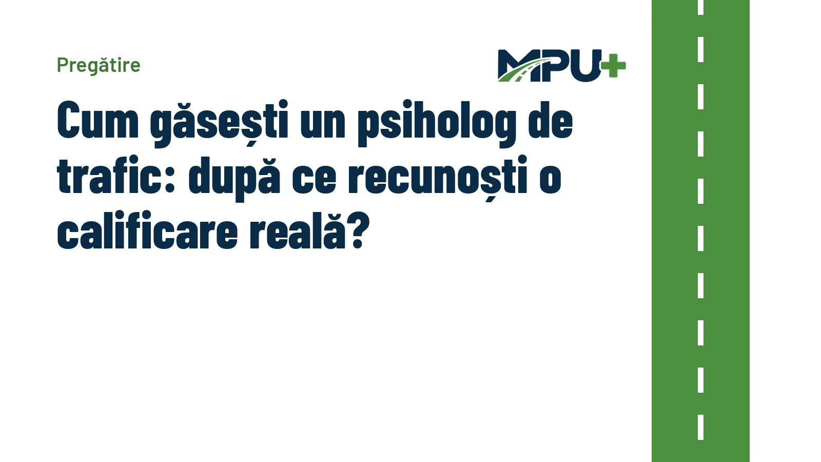 Titelbild: Cum găsești un psiholog de trafic: după ce recunoști o calificare reală?